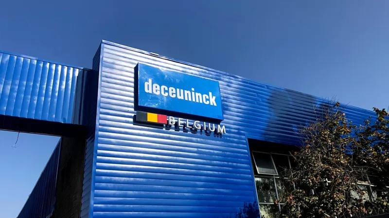 Fachada con revestimiento y gráfica instalada en exterior